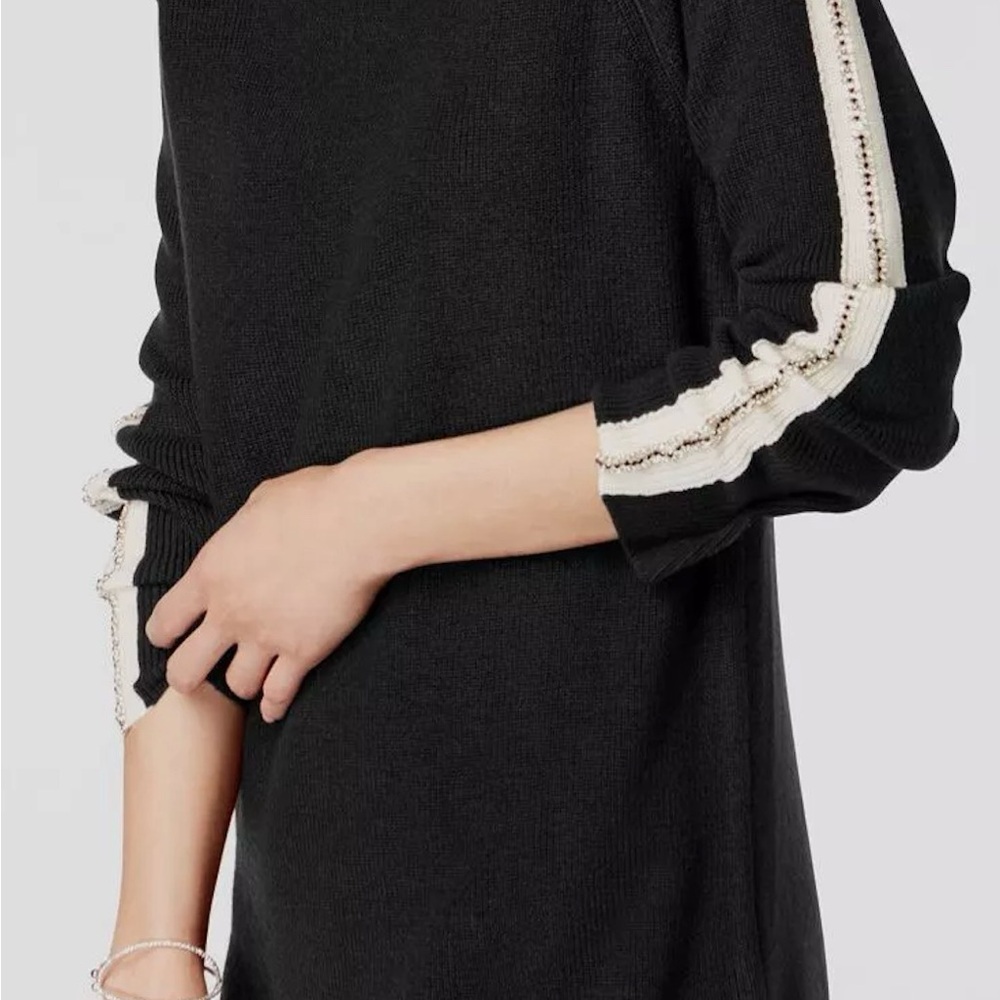 INC International Concept Embellished Varsity Sweater